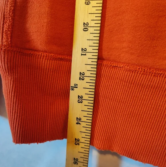 VTG American Eagle Wome Y2K Distressed Heavyweight Hoodie Sweatshirt Sz XS/TP - Picture 5 of 7